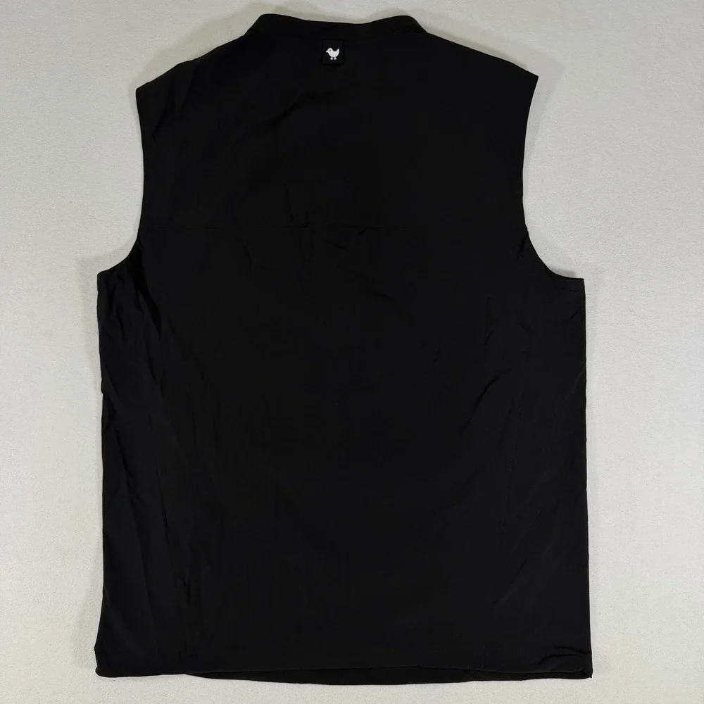 NWT‎ Bad Birdie Men's Bad Elements Lightweight Wind Golf Vest Small Black